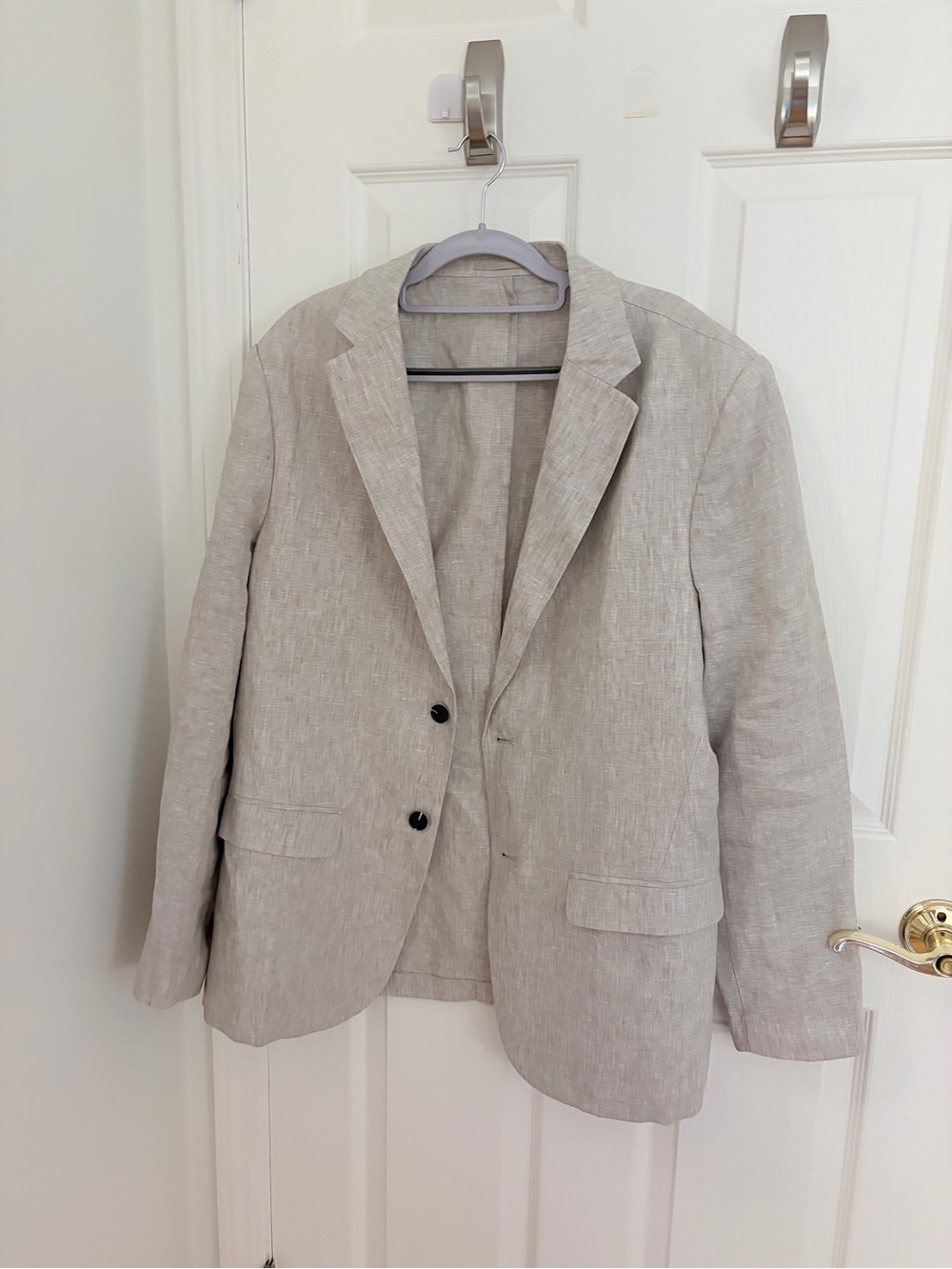Quince FLAX Linen blazer - Two-Button Blazer